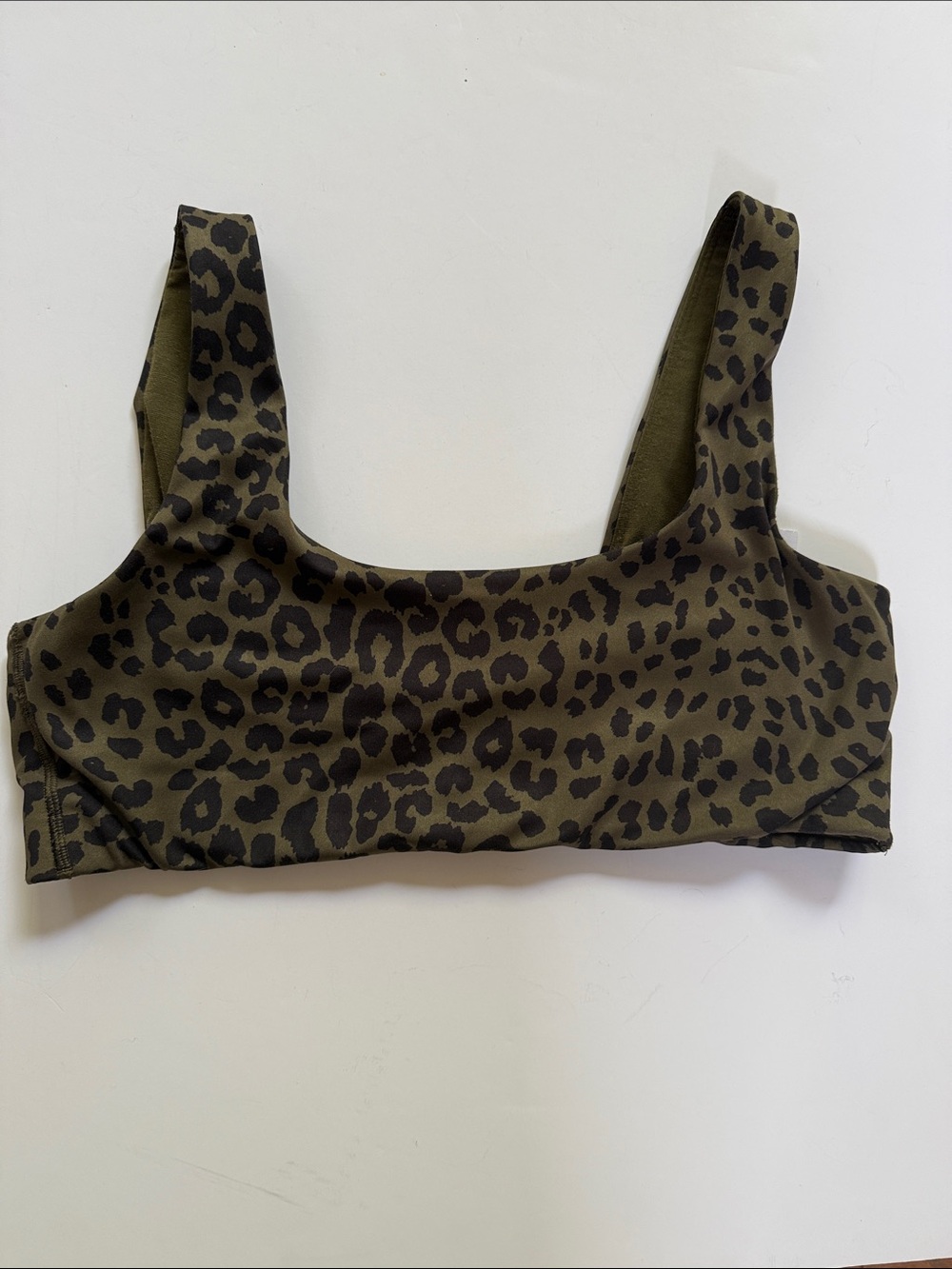 Gap Olive Leopard Print Bra
